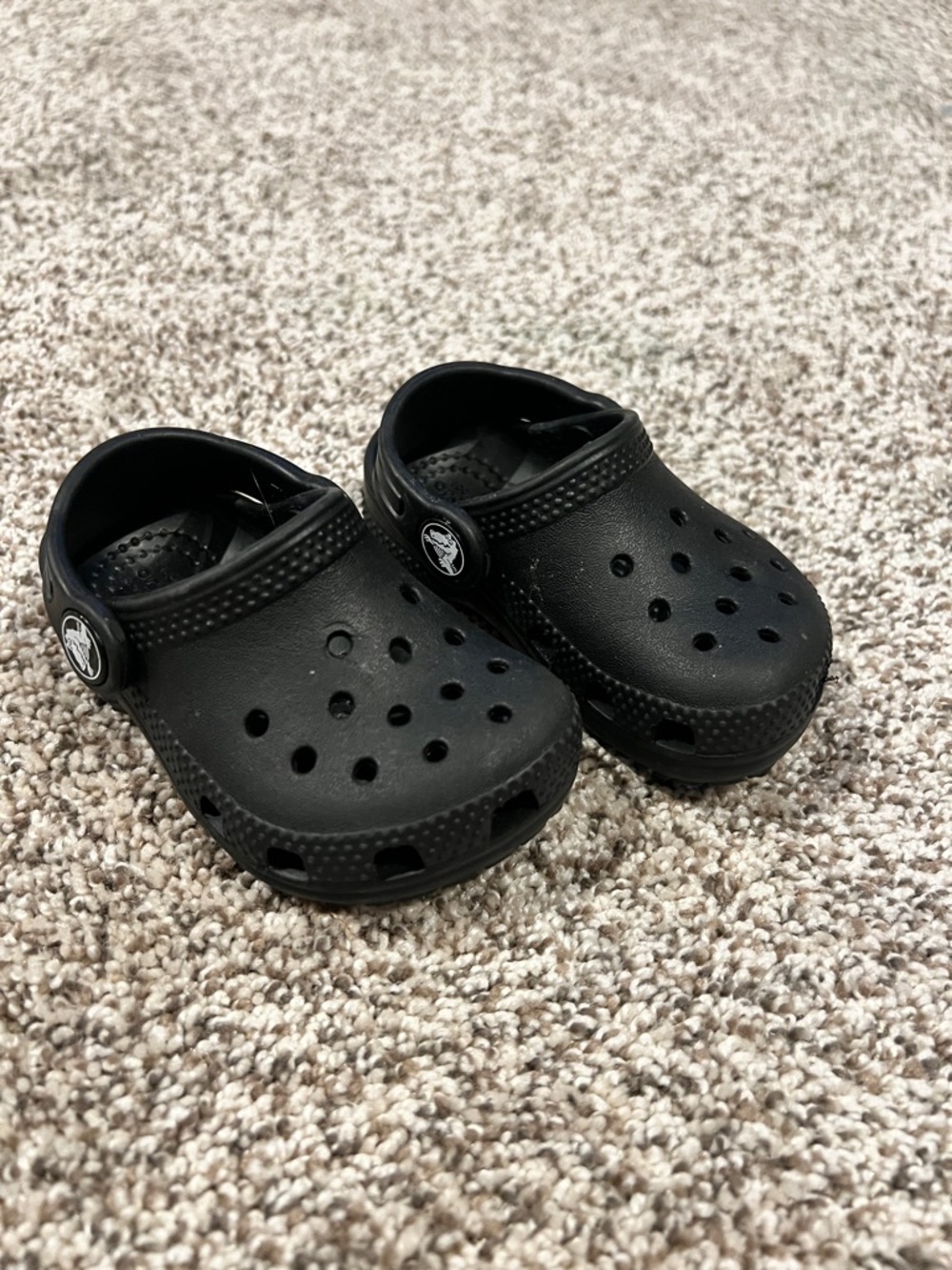 CROCS Kids Black Classic Clogs